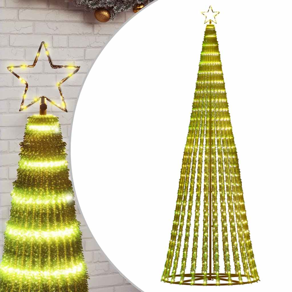 LED Weihnachtsbaum 275 LEDs Warmweiß 180 cm