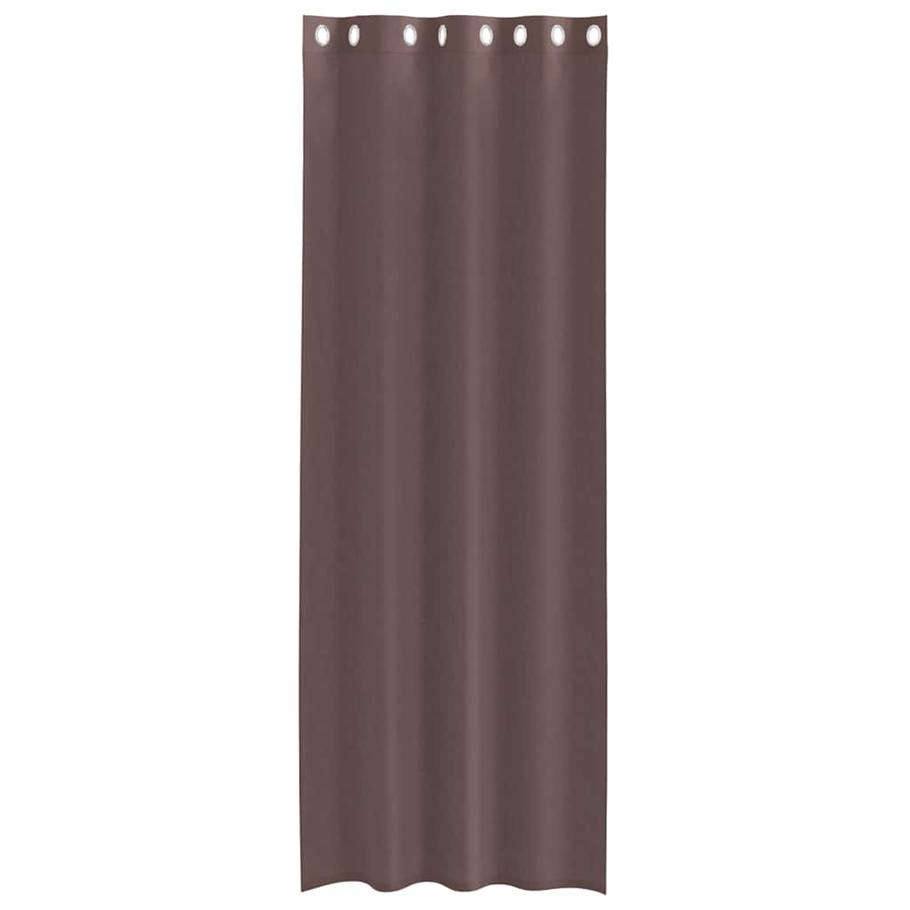 Voile Vorhänge mit Ösen 2 Stk. Apfelgrün 140x140 cm