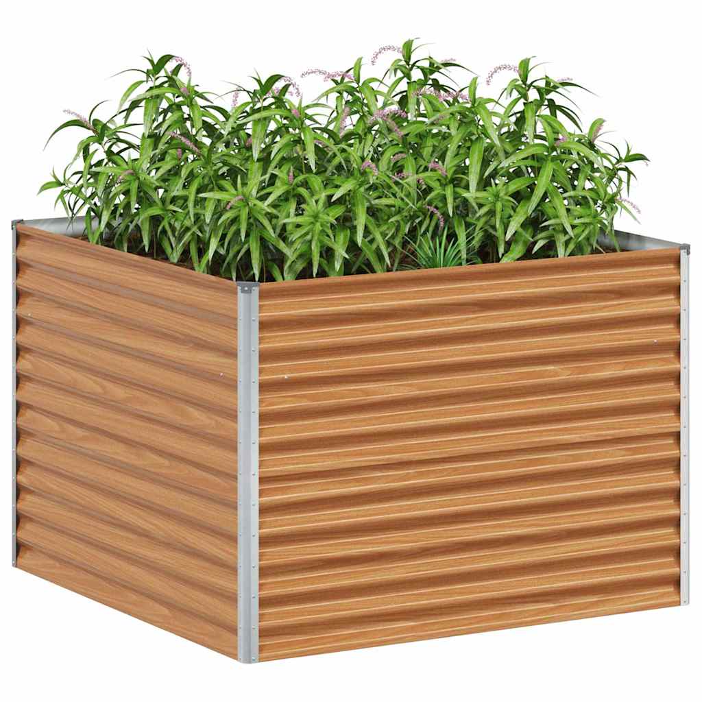 Garten-Hochbeet 100 x 50 x 36 cm Cortenstahl