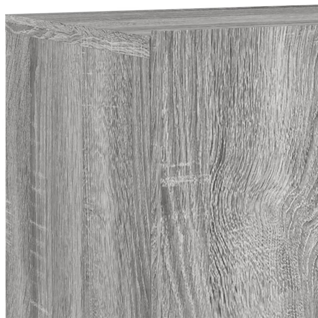 4-tlg. Wohnwand Weiß Holzwerkstoff