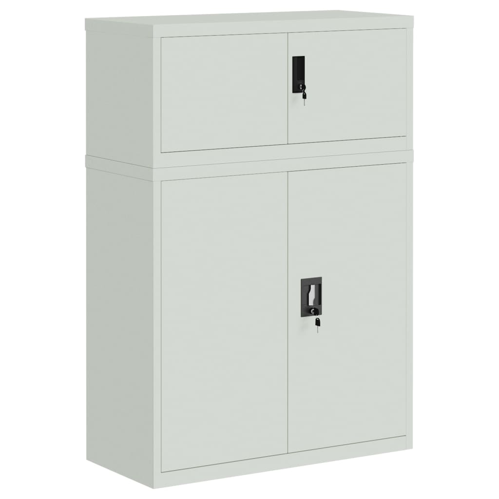 Aktenschrank Weiß 90x40x110 cm Stahl