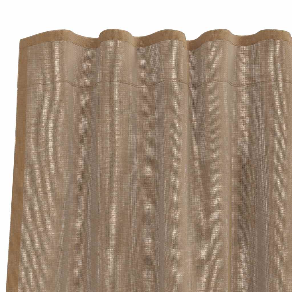 Voile Vorhänge mit Ösen 2 Stk. Apfelgrün 140x140 cm