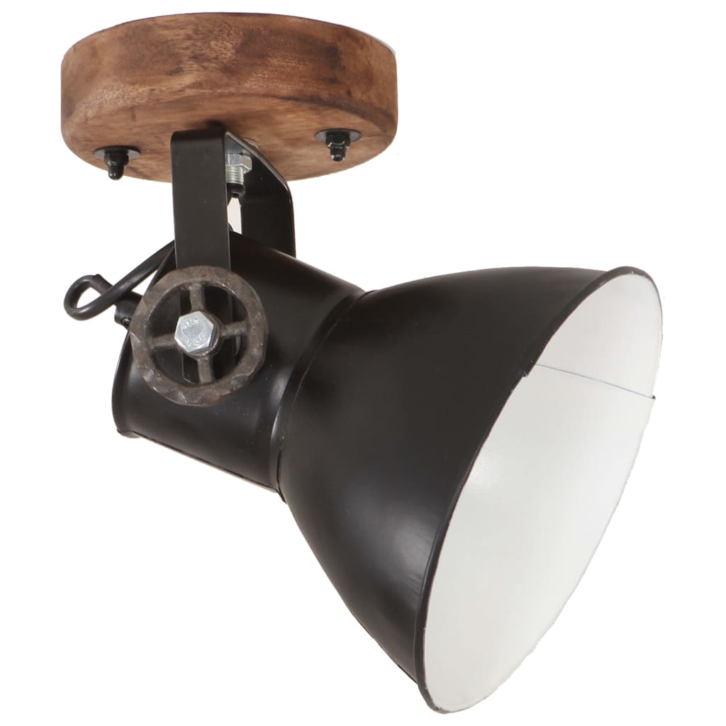 Wandlampe Industriestil Silbern 45x25 cm E27