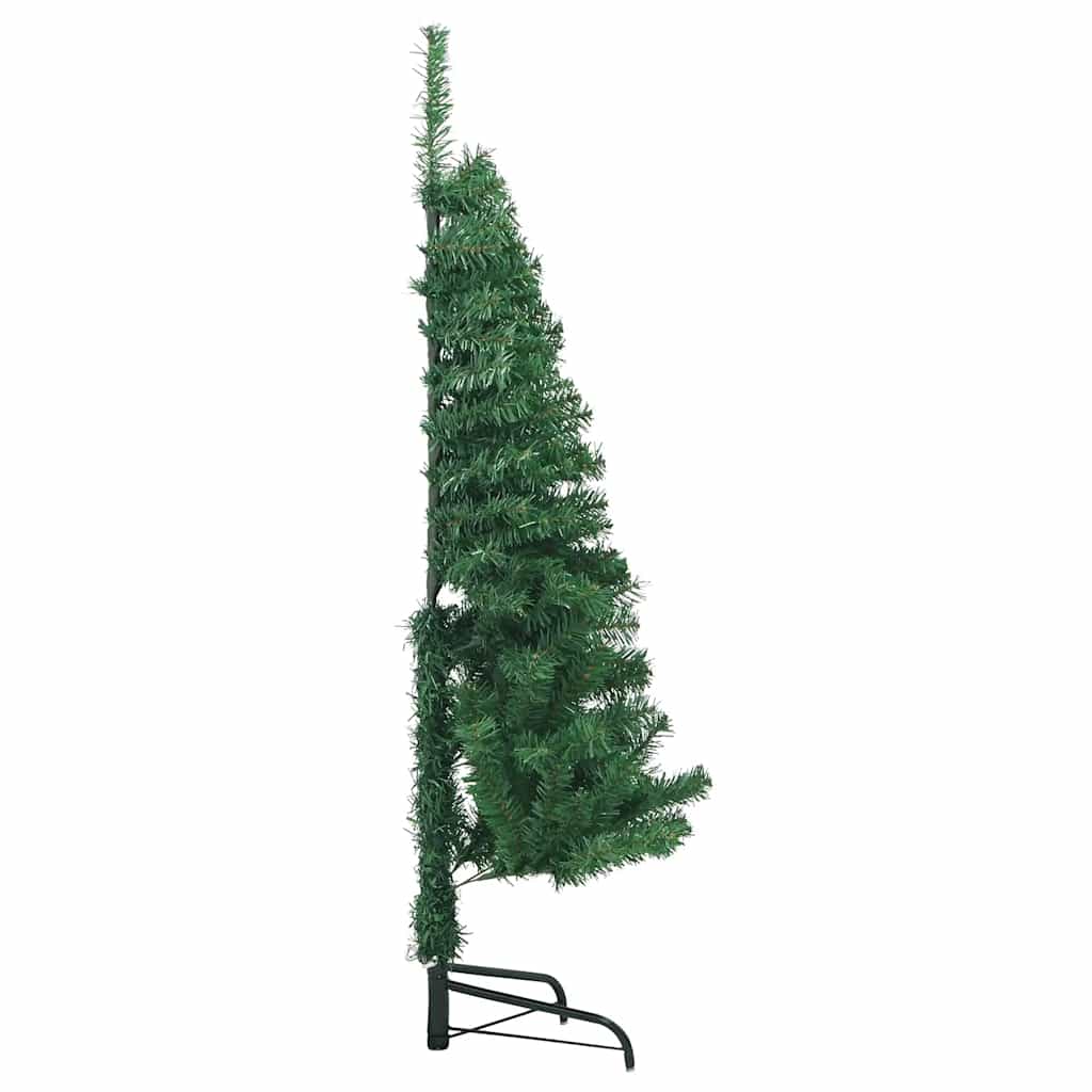 Künstlicher Eck-Weihnachtsbaum Grün 120 cm PVC