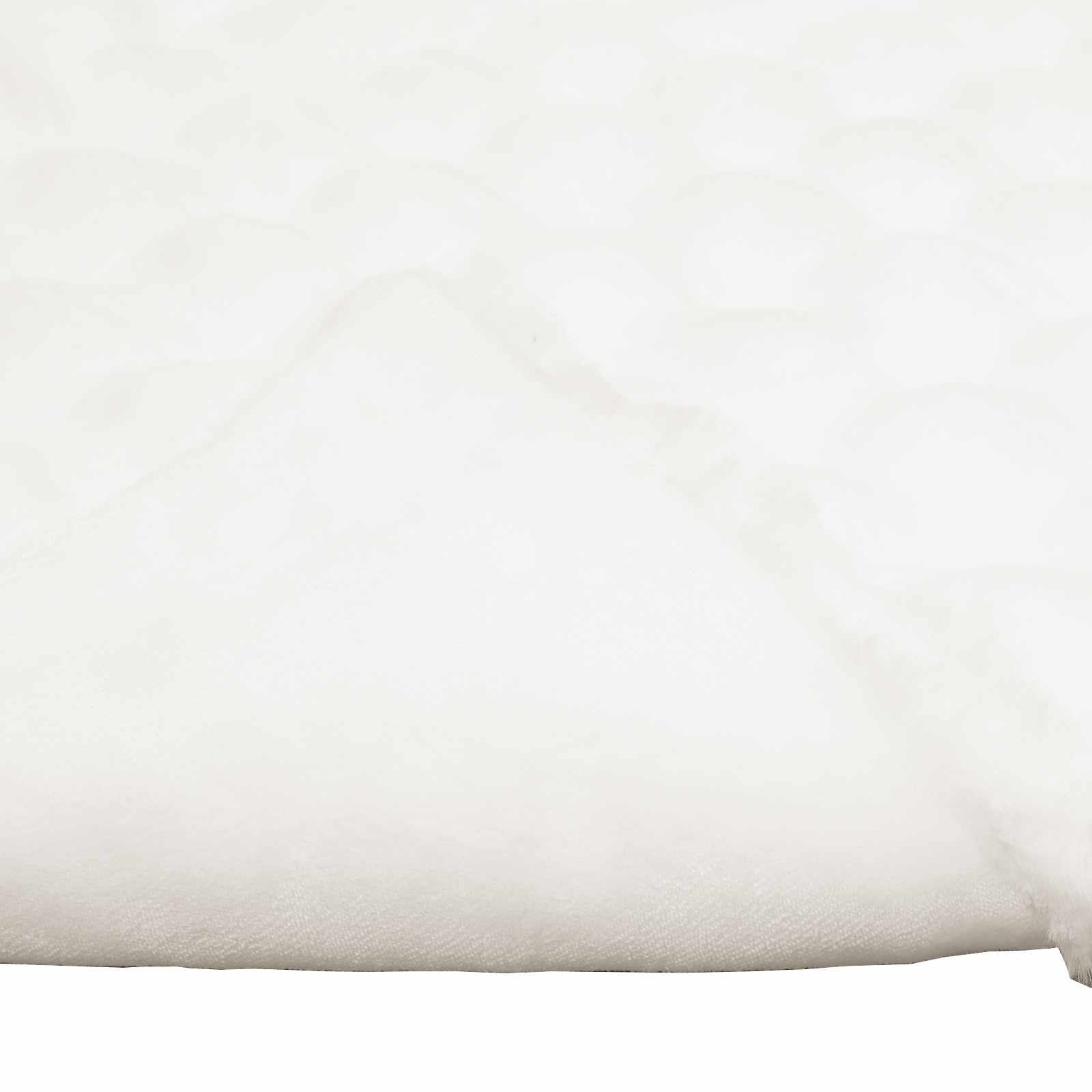 Rutschfeste Decke aus Kunstkaninchenfell Olite Beige Polyester