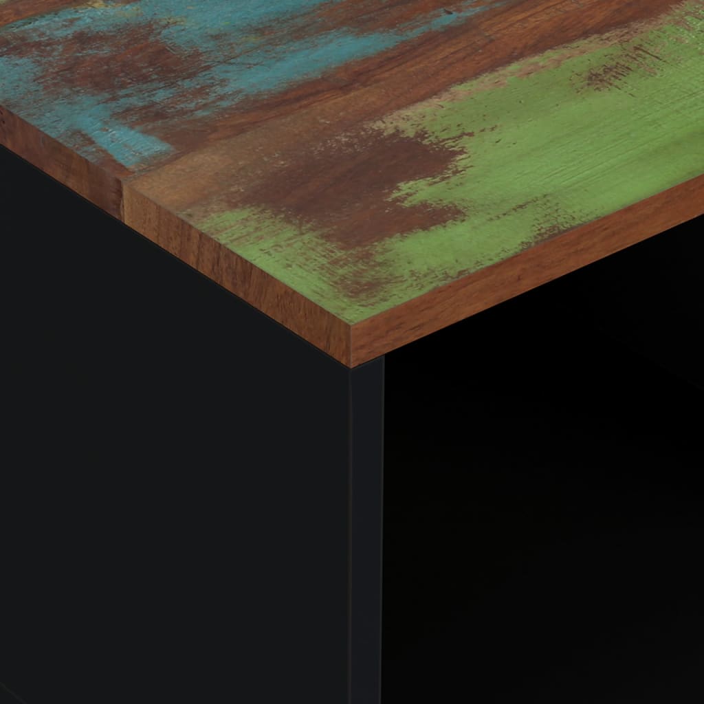Couchtisch 80x50x40 cm Massivholz Akazie & Holzwerkstoff