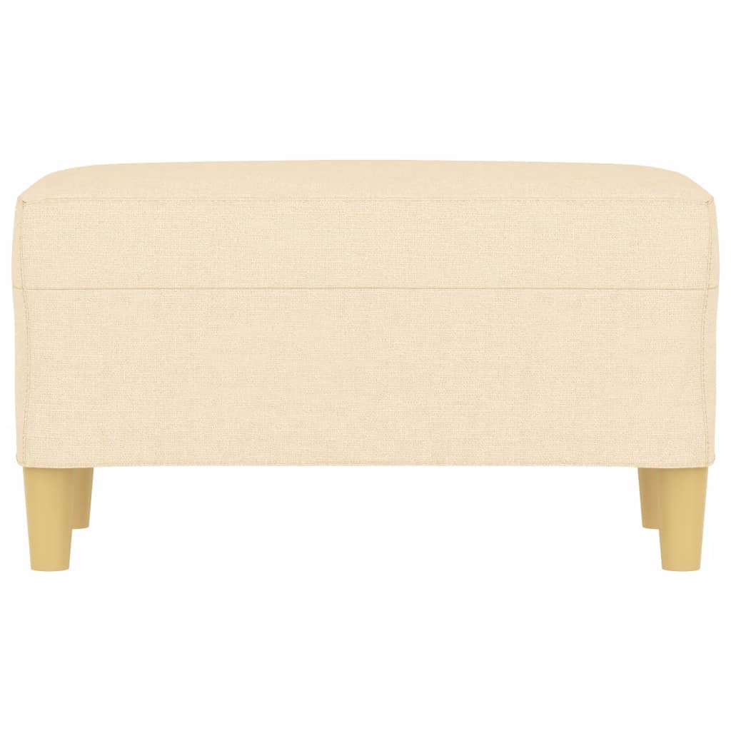 Sitzbank Hellgrau 70x35x41 cm Stoff