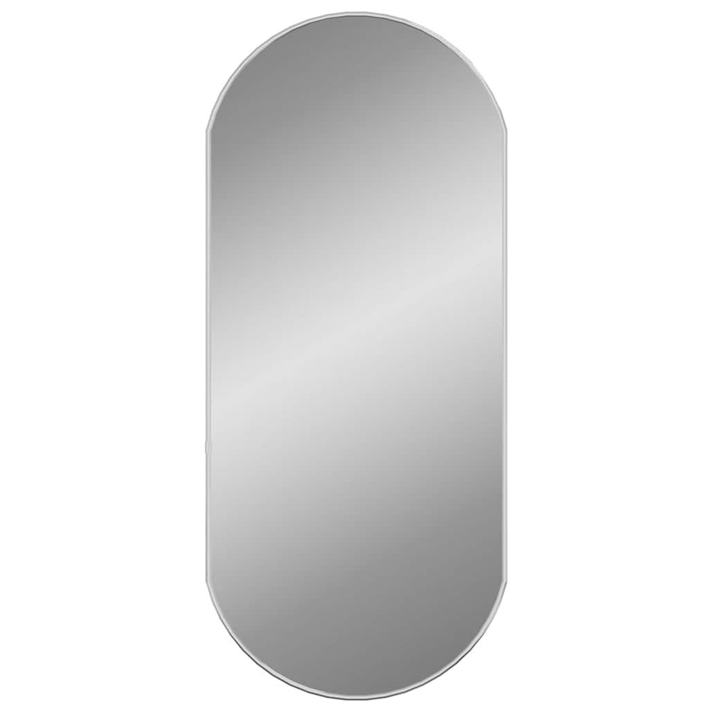Wandspiegel Silbern 50x20 cm Oval
