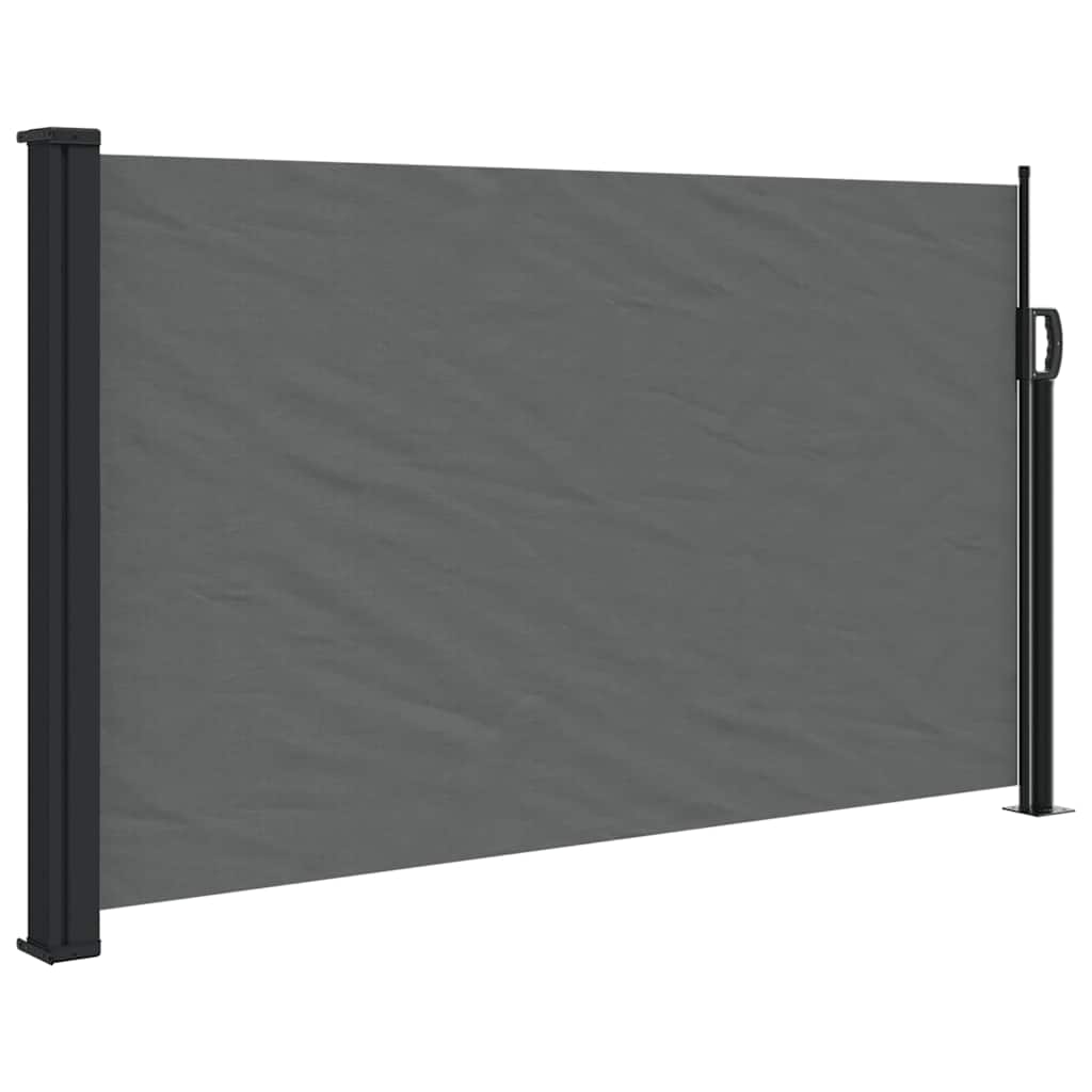 Seitenmarkise Ausziehbar Schwarz 100x300 cm
