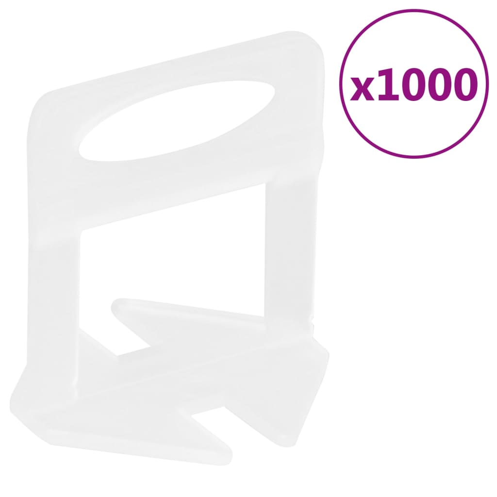 Fliesen-Nivellierclips 250 Stk. 1 mm