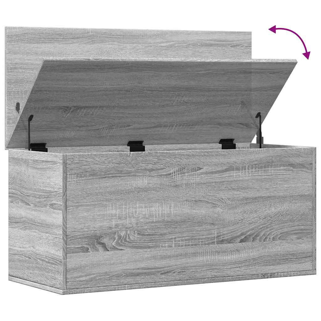 Aufbewahrungstruhe Weiß 84x42x46 cm Holzwerkstoff