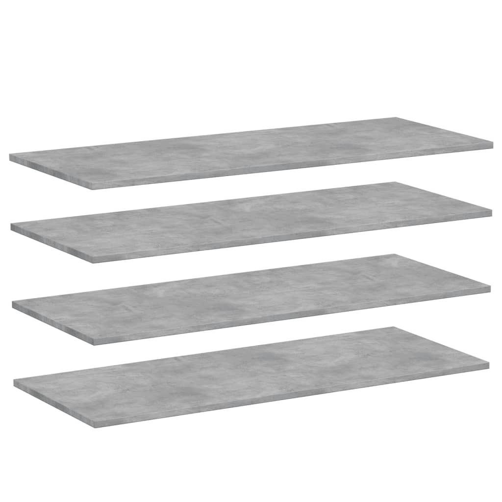 Bücherregal-Bretter 4 Stk. Weiß 40x10x1,5 cm Holzwerkstoff