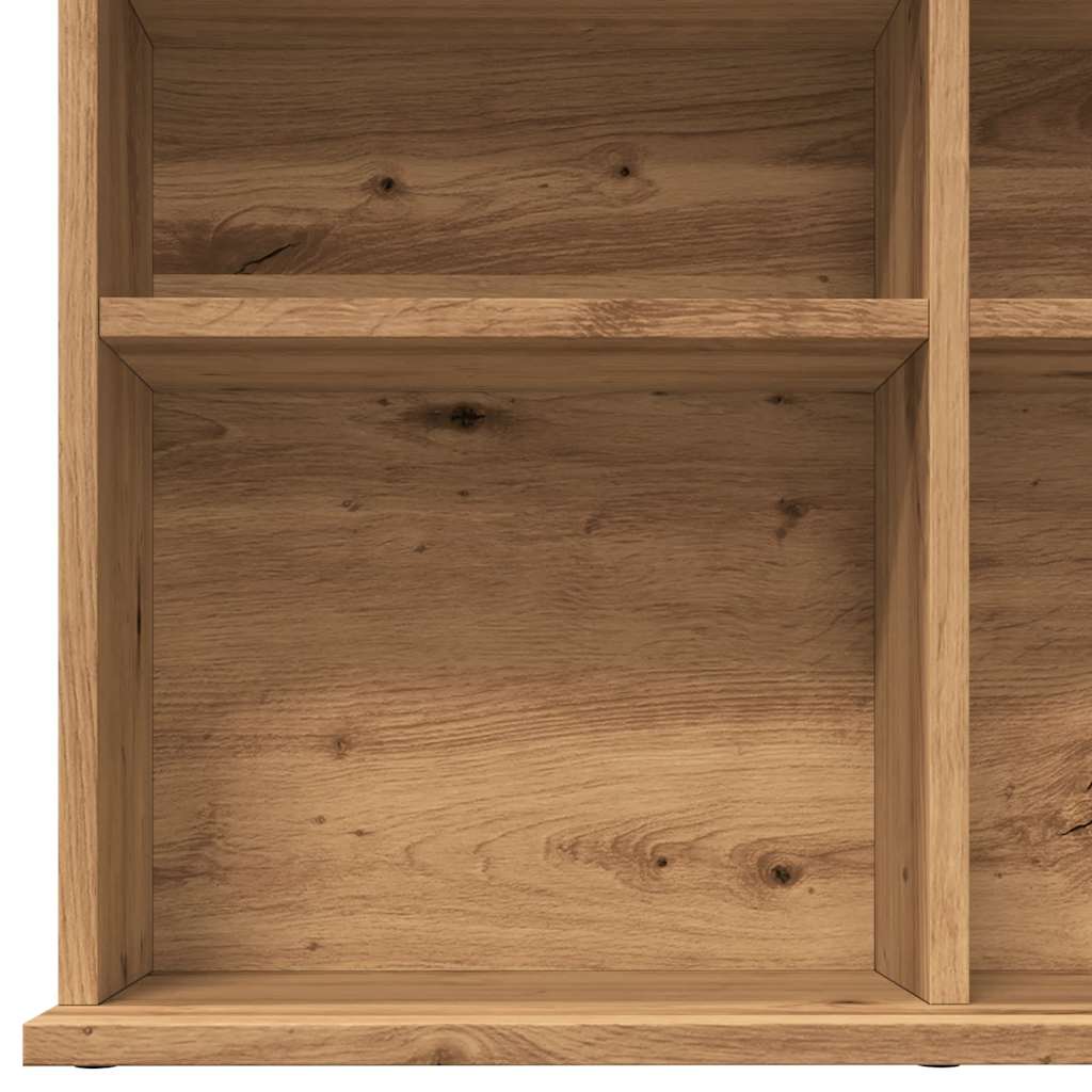 CD Regal Schwarz Eichen-Optik 101 x 23 x 177,5 cm Holzwerkstoff
