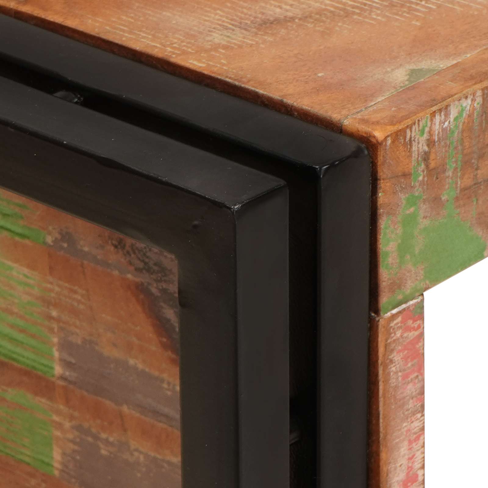 Weinregal Braun 60 x 45 x 33 cm Massives grobes Mangoholz