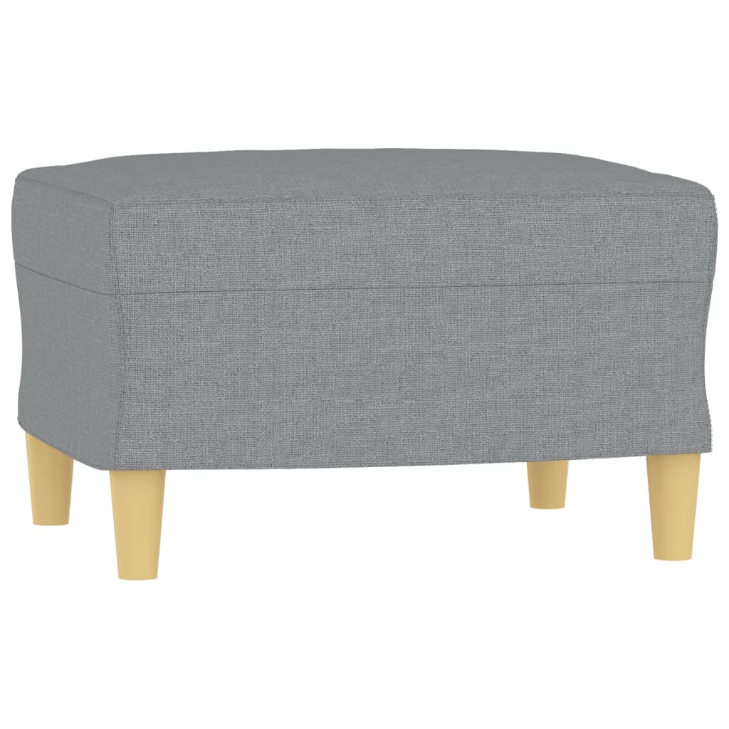 4-tlg. Sofagarnitur mit Kissen Braun Stoff