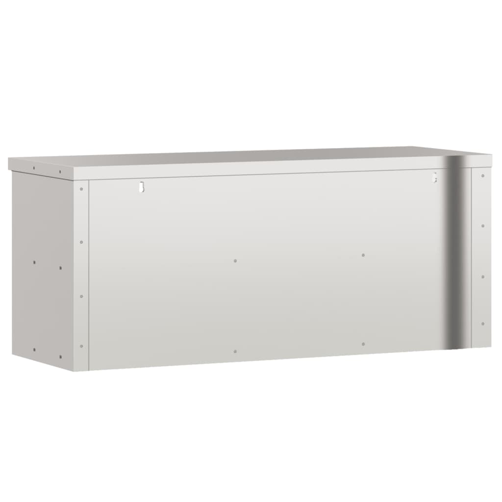 Küchen-Wandschrank mit Schiebetüren Edelstahl