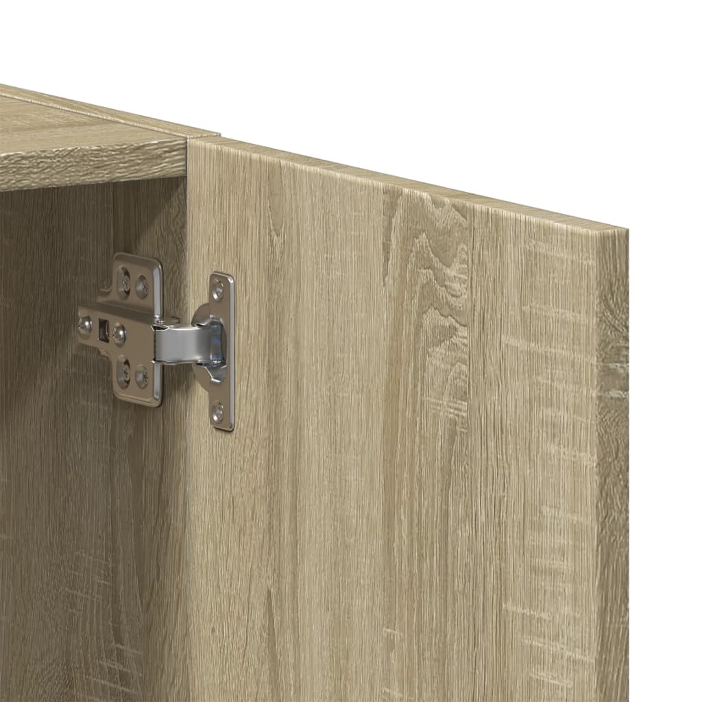 Aktenschrank Weiß 60x32x153 cm Holzwerkstoff