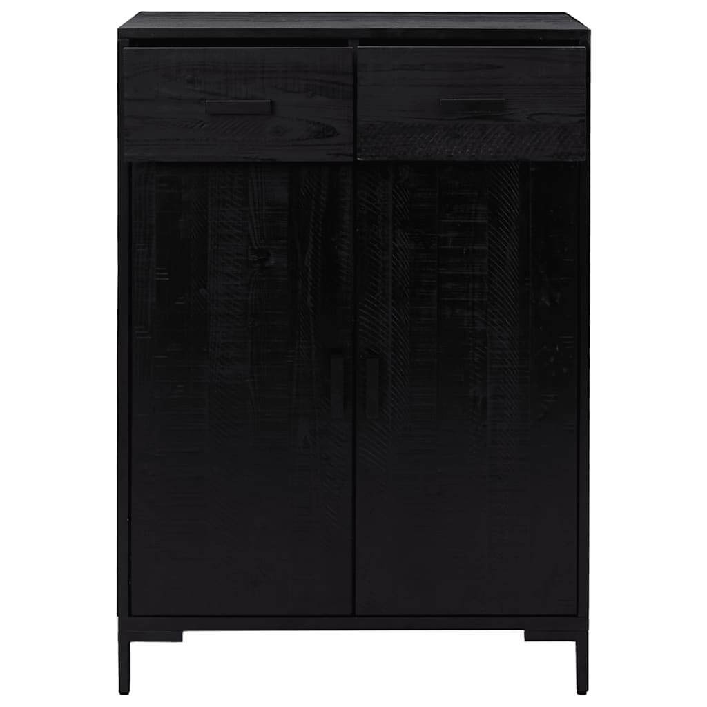 Schuhschrank 75x40x110 cm Massivholz Kiefer