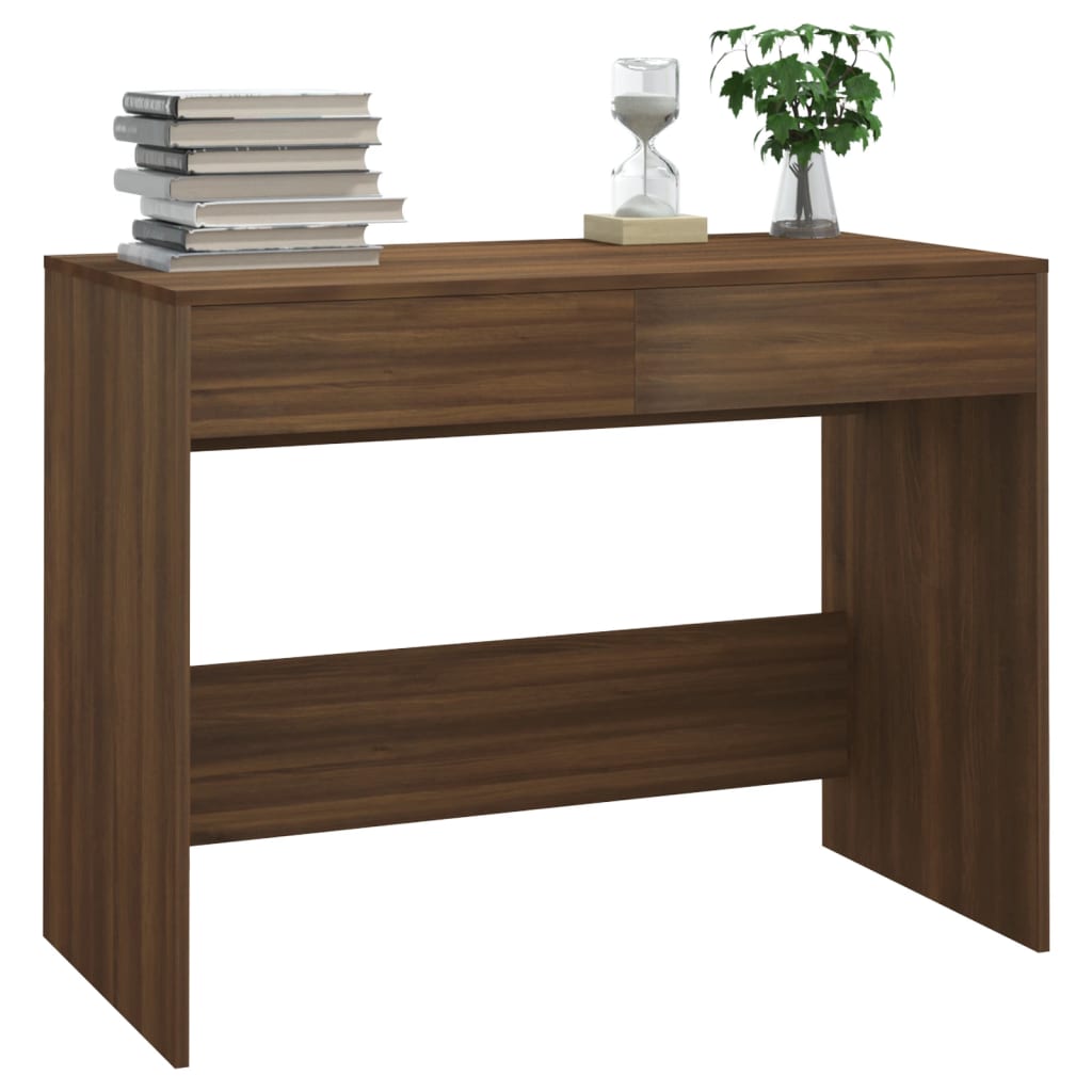 Schreibtisch Weiß 101x50x76,5 cm Holzwerkstoff