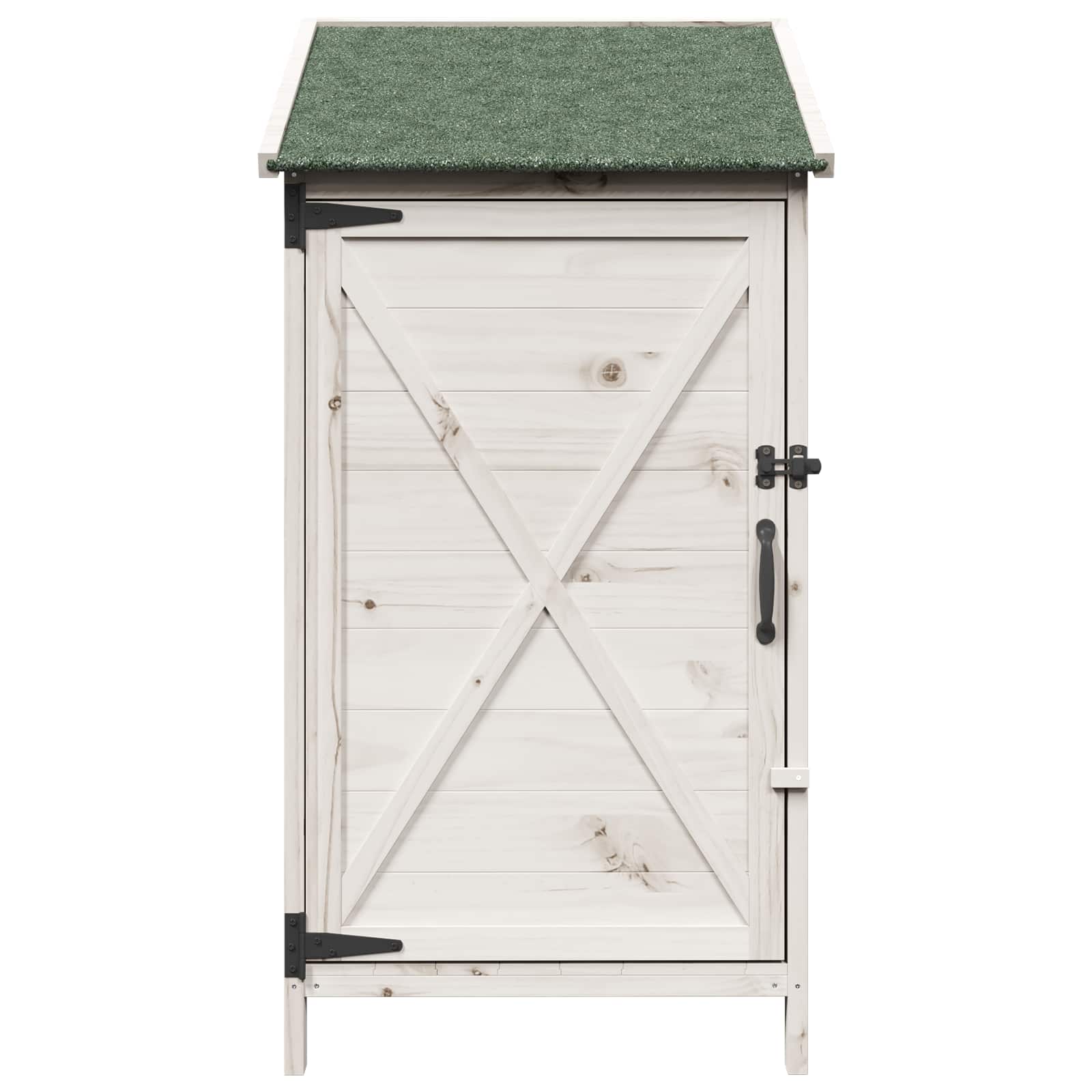 Gartenschuppen Natur 59,5 x 56 x 113,5 cm Massivholz aus Fichte