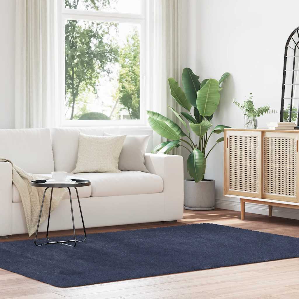 Teppich Shaggy Hochflor NAVARRA Beige 60x100 cm Polyester
