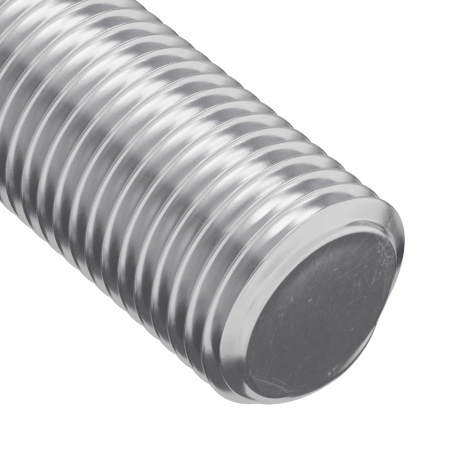 Gewindestange 2 pcs Silber 6 x 120 mm Stahl