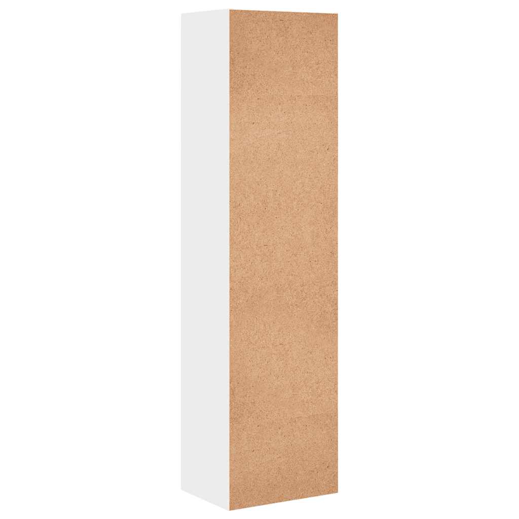 Bücherregal Weiß 80x30x189 cm Holzwerkstoff