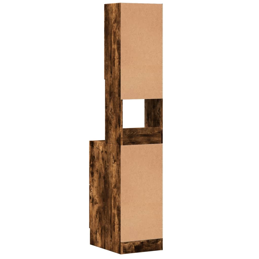Küchenschrank Weiß 60x50x180 cm Holzwerkstoff
