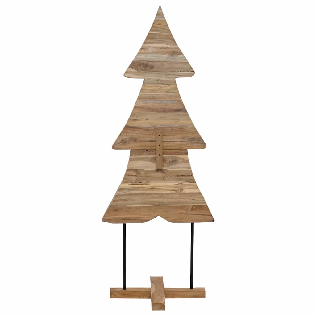 Weihnachtsbaum mit Ständer Braun 90 cm Massivholz Teak