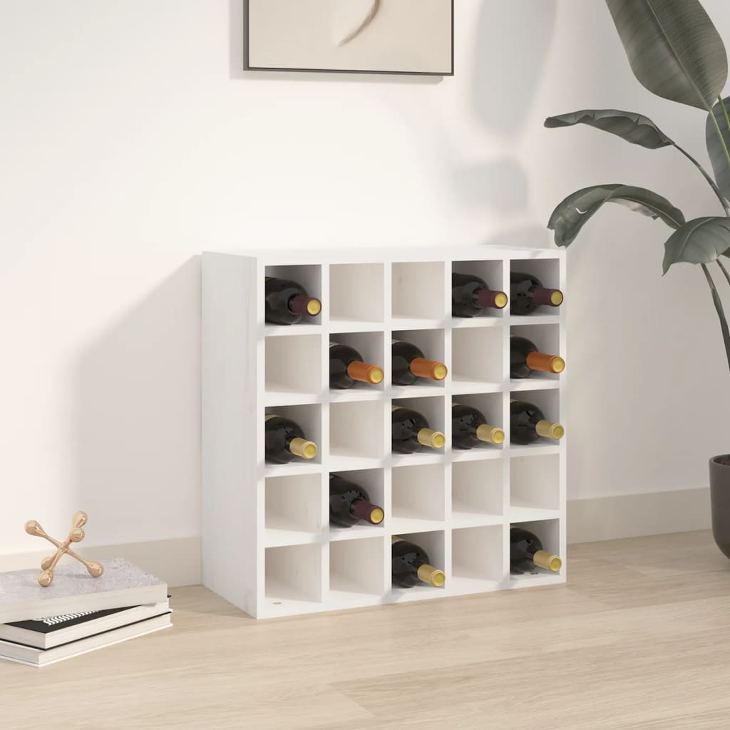 Weinschrank 56 x 25 x 56 cm Massivholz Kiefer