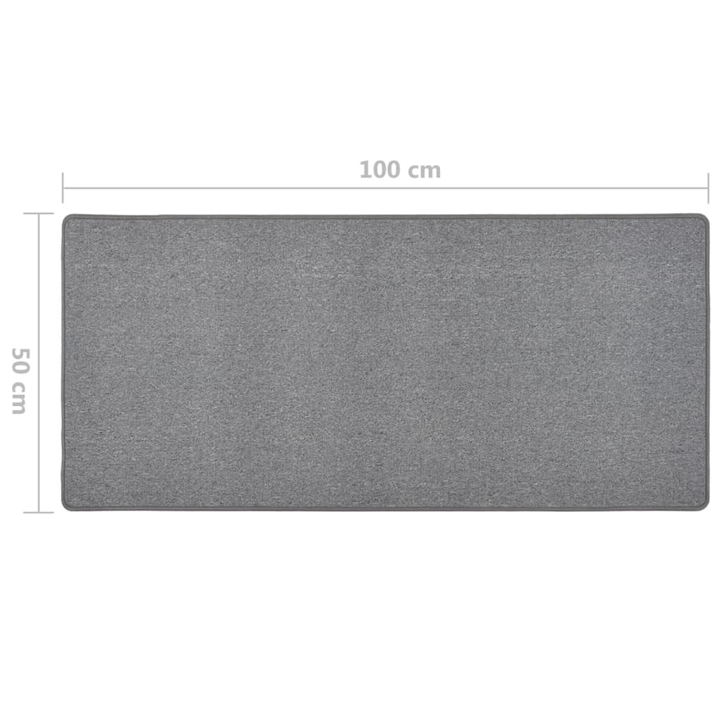 Teppichläufer Anthrazit 80 x 500 cm 100% Polypropylen
