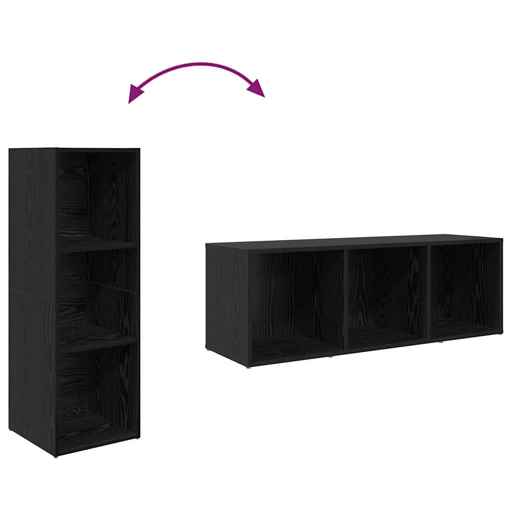 3-tlg. TV-Schrank-Set Weiß Holzwerkstoff