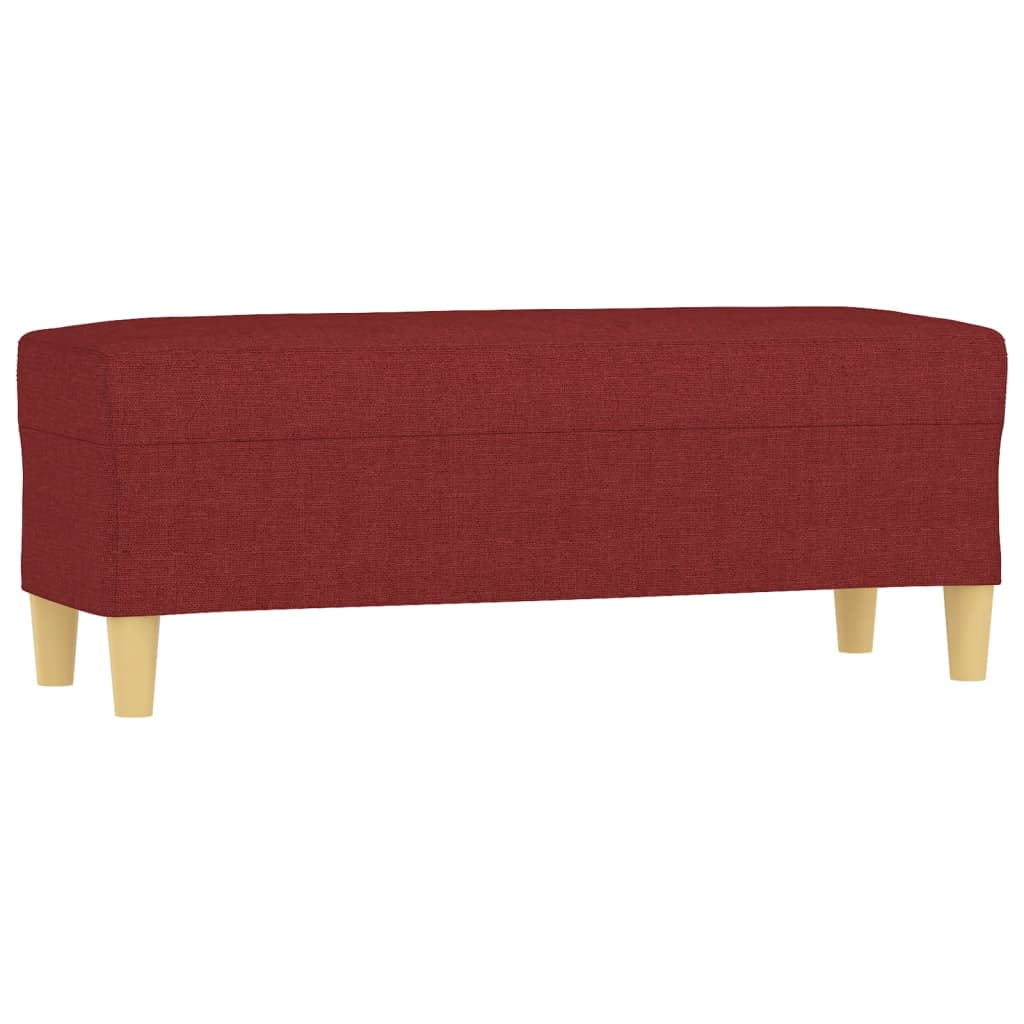 Sitzbank Hellgrau 70x35x41 cm Stoff