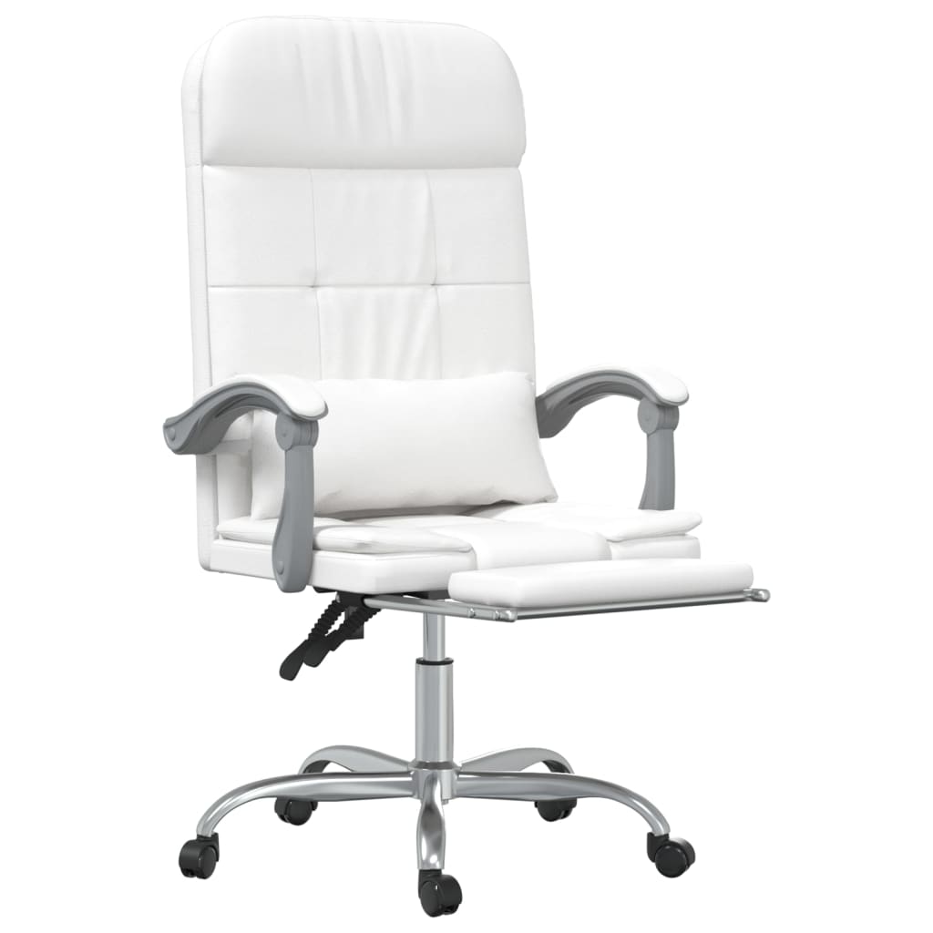 Bürostuhl mit Massagefunktion Schwarz Kunstleder