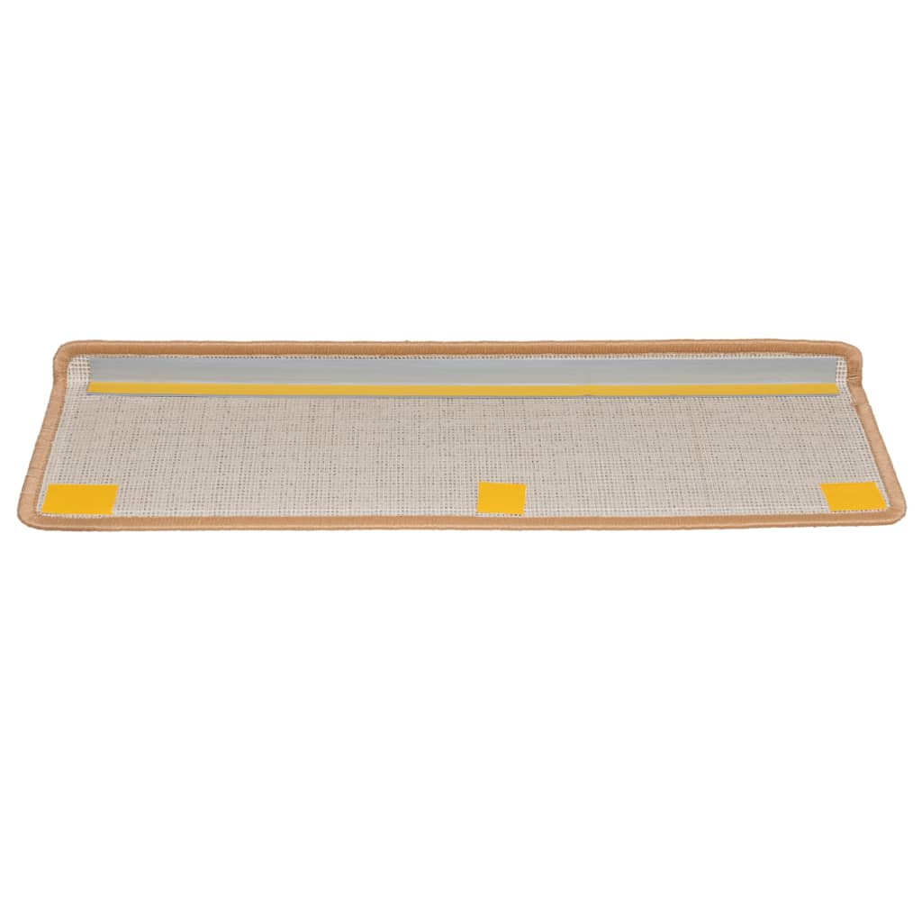 Stufenmatten 15 Stk. 65x21x4 cm Grau Rechteckiger Rand