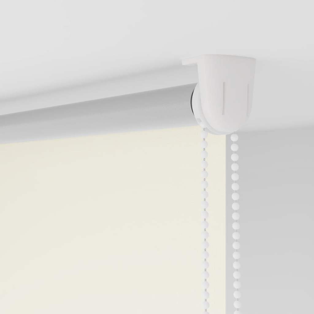 Verdunkelungsrollo 84,4 x 175 cm, Stoffbreite 80 cm, Weiß