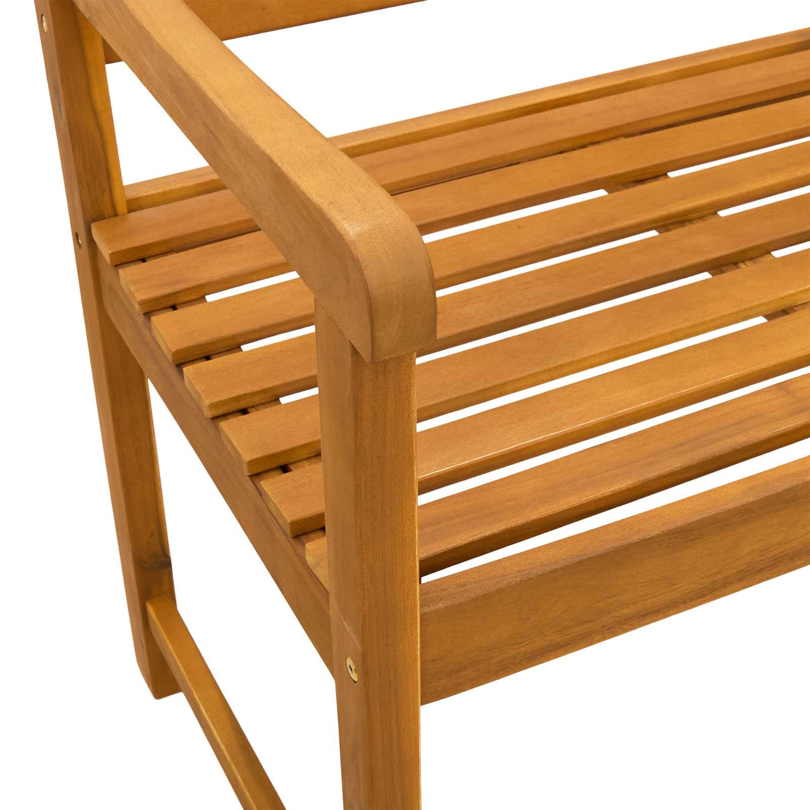 Bank Outdoor Natur 110 x 56 x 90 cm Massivholz Akazie
