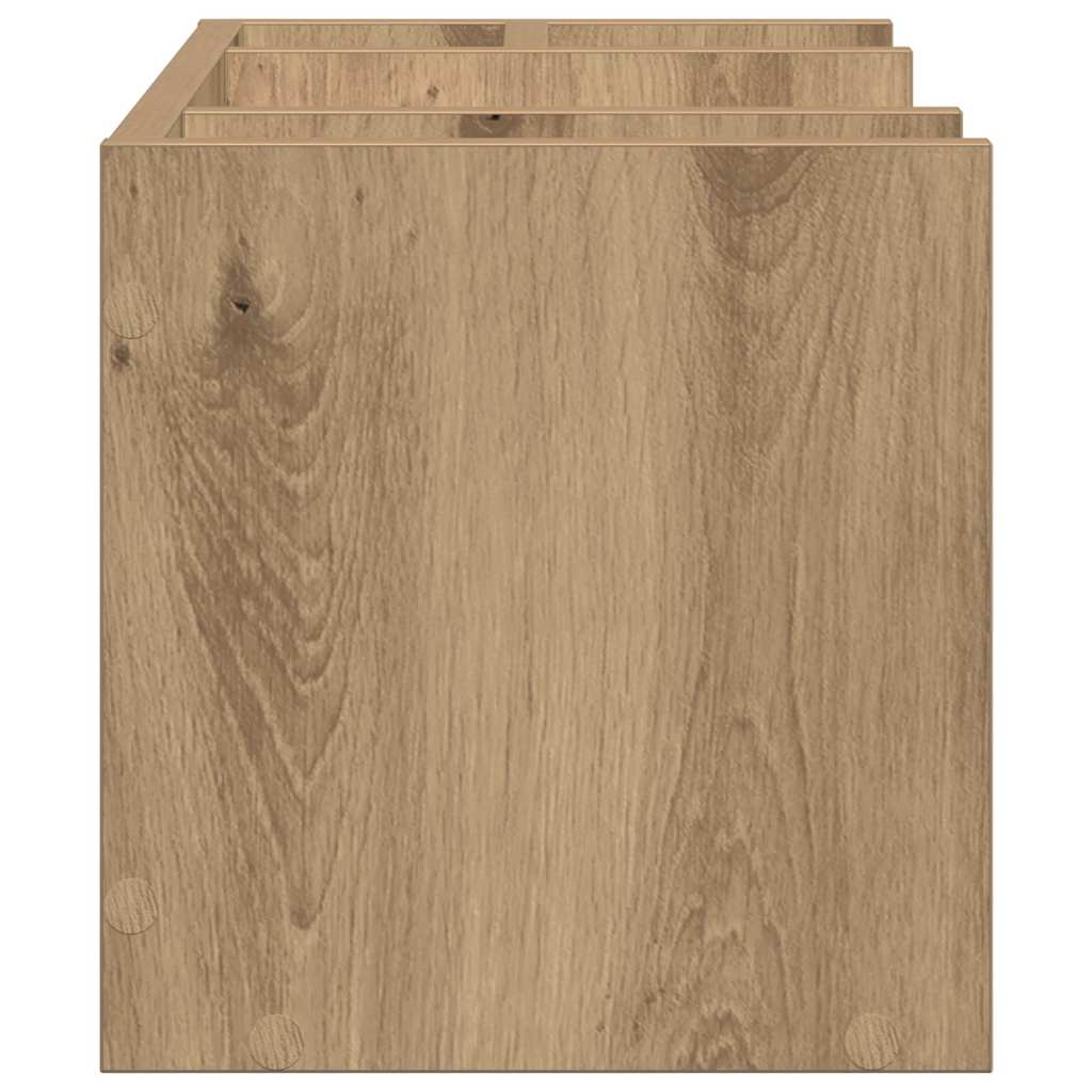 Schreibtisch-Organizer Weiß 44,5x24x25 cm Holzwerkstoff