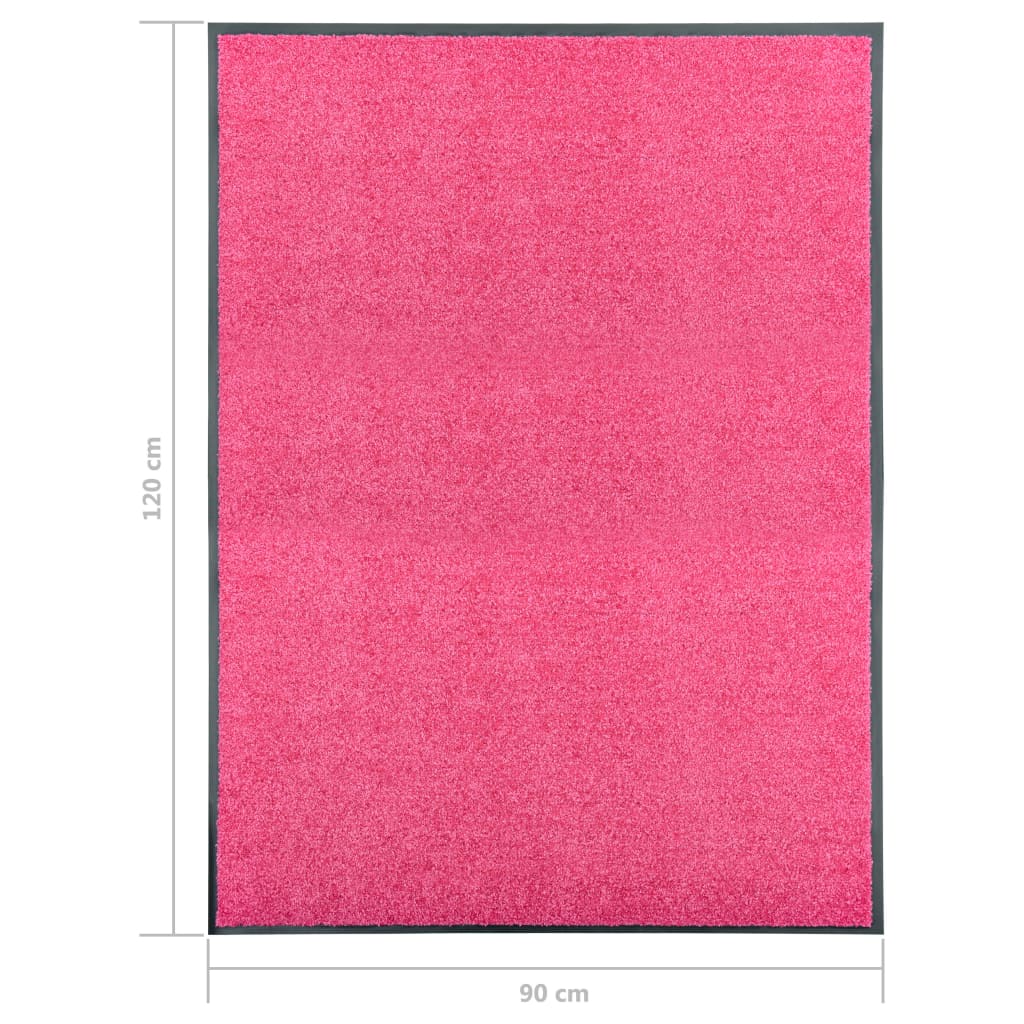 Fußmatte Waschbar Anthrazit 120x180 cm