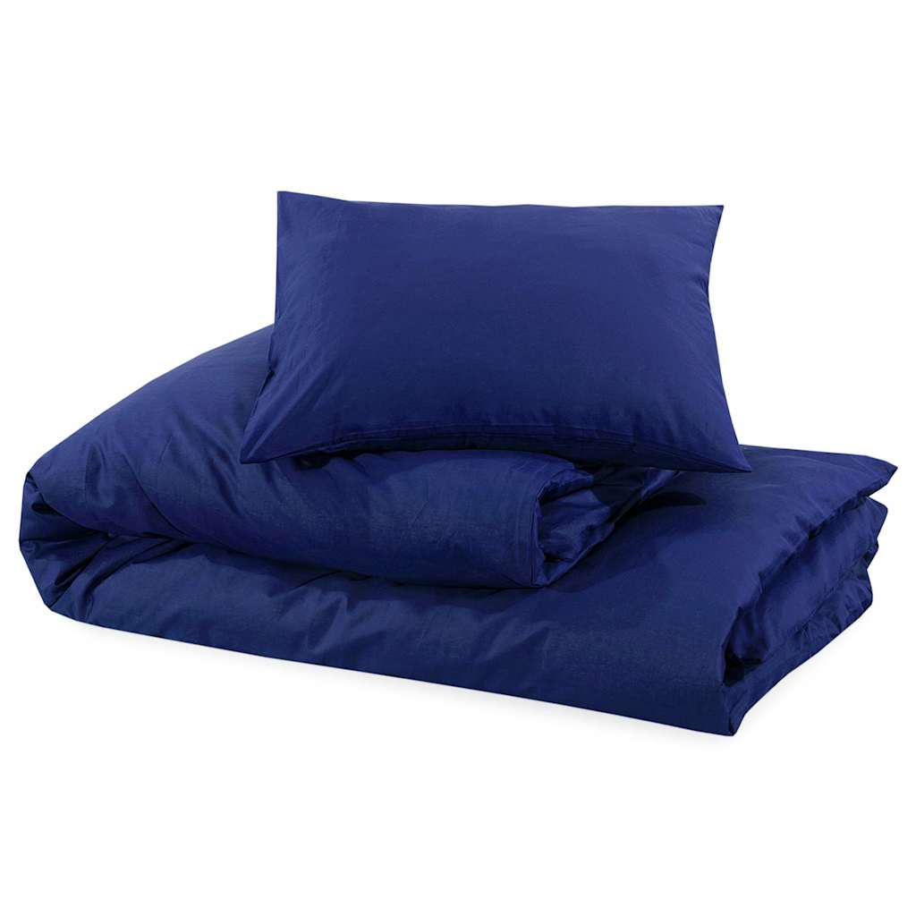 Bettwäsche-Set Anthrazit 140x200 cm Leichte Mikrofaser