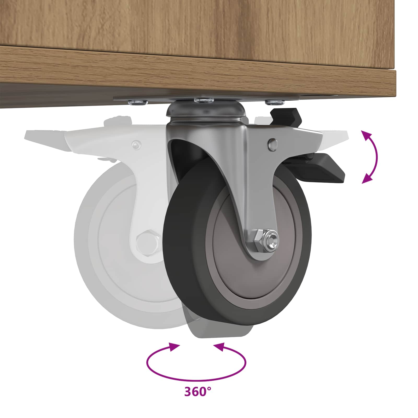 Golf Schrank Mit Rad Uni Weiß 65 x 45 x 98 cm