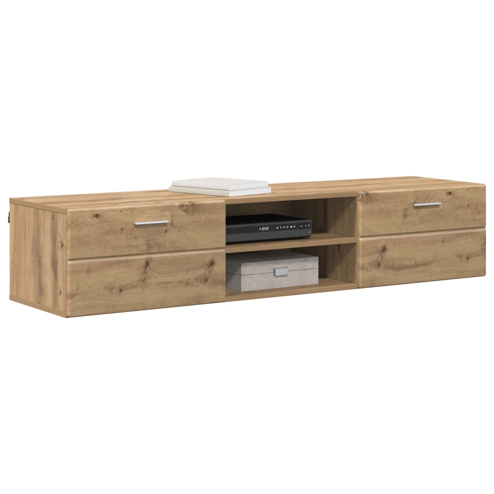 Highboard mit Regal FLORIN Weiß 60 x 35 x 182 cm Holzwerkstoff