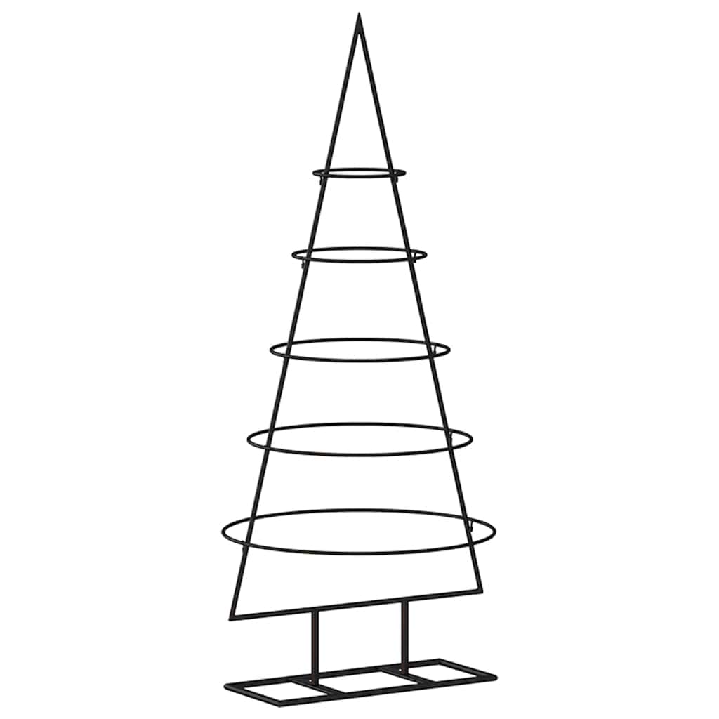 Metall-Weihnachtsbaum Deko Schwarz 60 cm