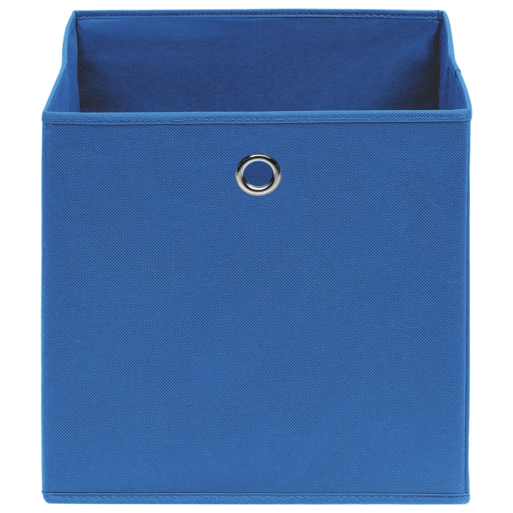Aufbewahrungsboxen 4 Stk. Blau 32x32x32 cm Stoff