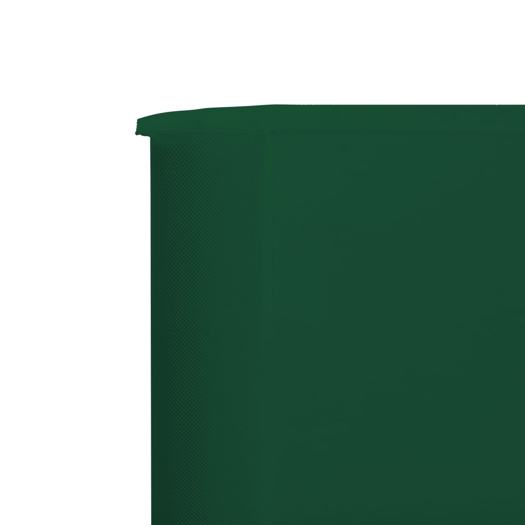 3-teiliges Windschutzgewebe 400 x 120 cm Weiß