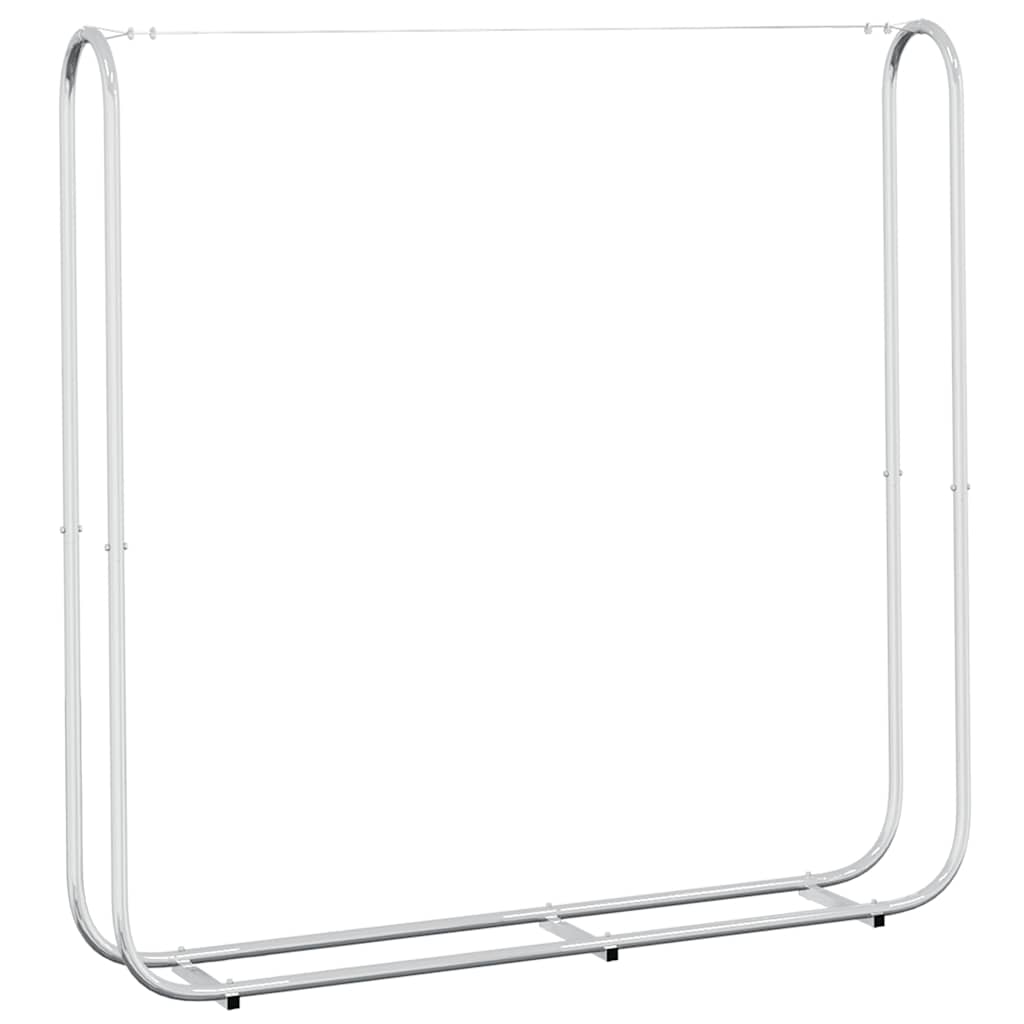 Kaminholzregal 100x25x150 cm Stahl verzinkt