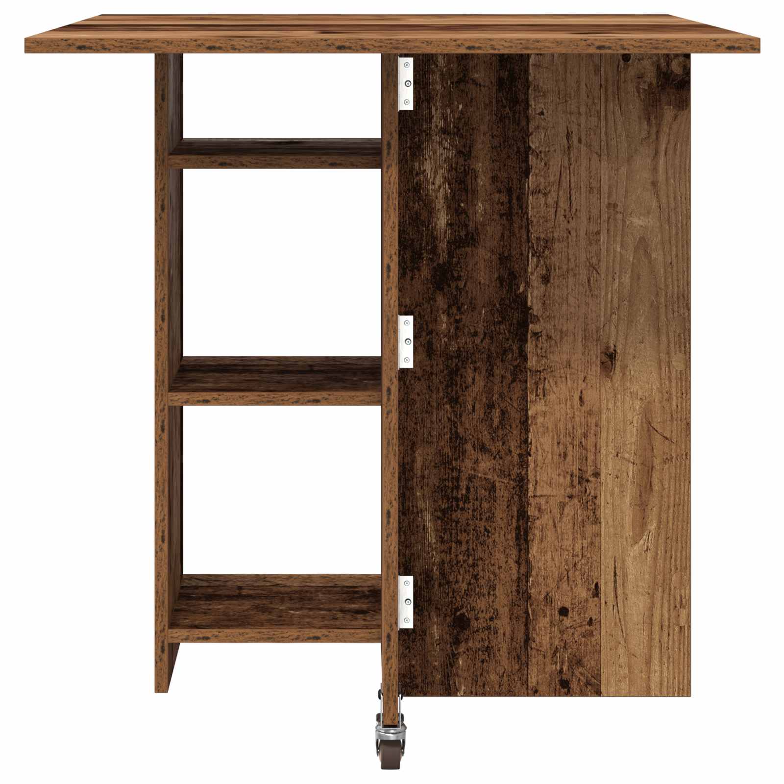 Esstisch 115 x 70 x 75 cm Holzwerkstoff Weiß Rechtwinklig