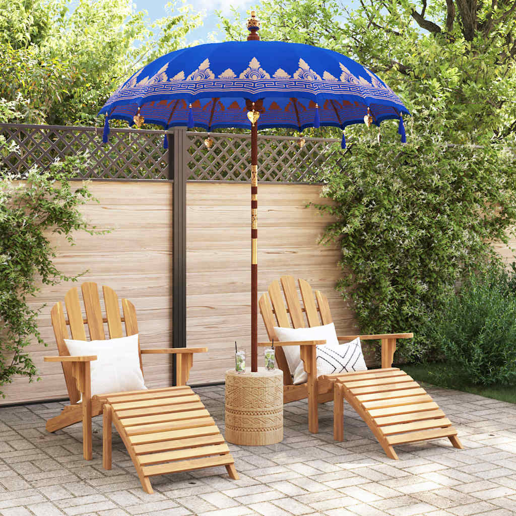 Balinesischer Sonnenschirm Creme 185 x 185 x 260 cm