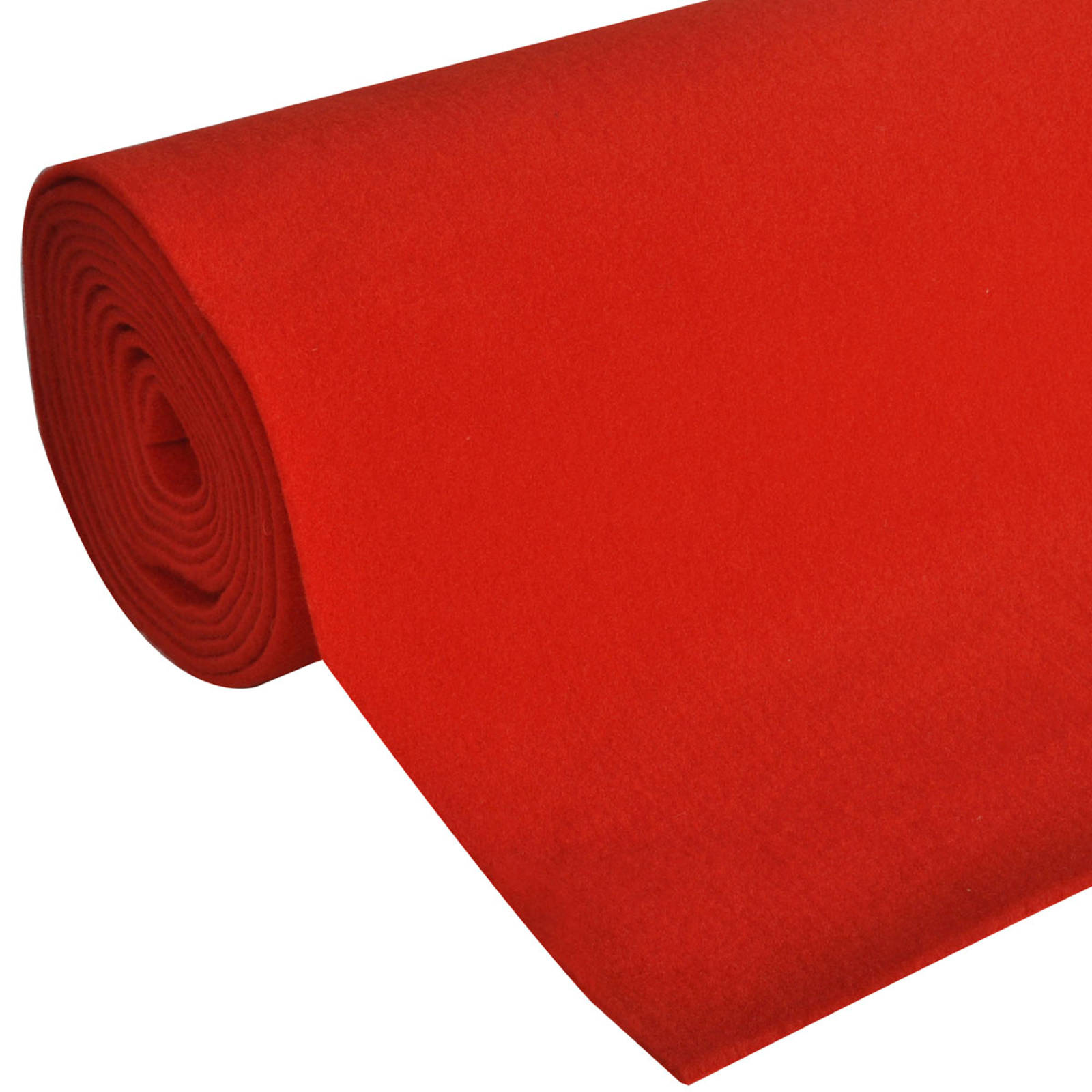 Teppich Rot 1 x 5 m Polyester