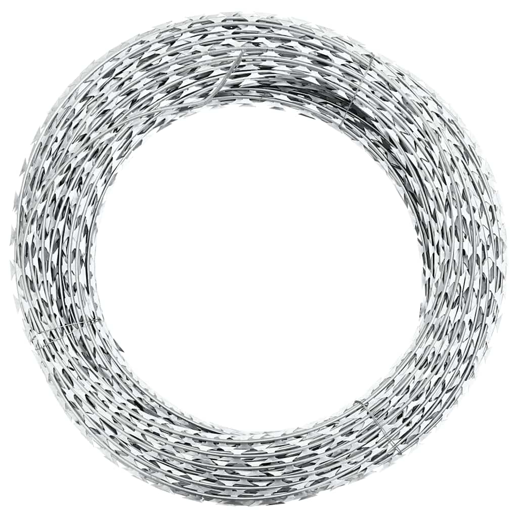 Stacheldraht Concertina Klingendraht Verzinkter Stahl 100 m